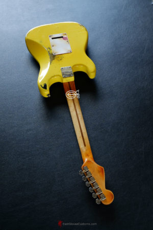 Fender Stratocaster Relic Graffiti Yellow (SOLD) - Image 11