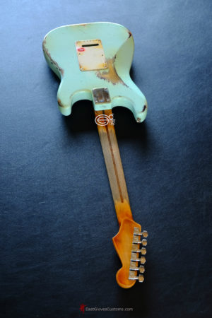 Fender Stratocaster Heavy Relic Surf Green Blue [Left Handed] - Image 11