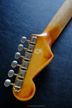 Fender Stratocaster Heavy Relic Surf Green Blue/Sunburst Made in Japan (SOLD) - Image 14