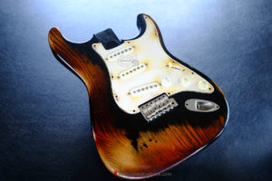 Fender Stratocaster Relic Black Allparts Replacement Body Made in USA (SOLD) - Image 2