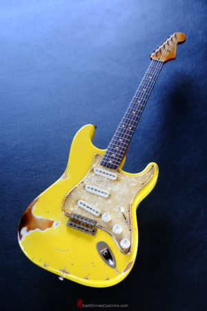 Fender Stratocaster Deluxe Powerhouse Relic Graffiti Yellow (SOLD)