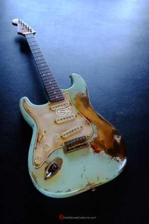 Fender Stratocaster Heavy Relic Surf Green Blue [Left Handed]