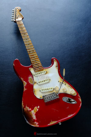 Fender Stratocaster Relic 40th Anniversary Red Made in USA (SOLD OUT) - Image 4
