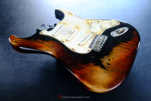 Fender Stratocaster Relic Black Allparts Replacement Body Made in USA (SOLD)