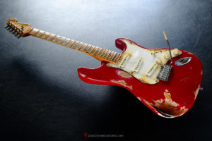 Fender Stratocaster Relic 40th Anniversary Red Made in USA (SOLD OUT) - Image 8