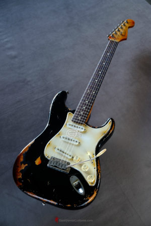 Fender Stratocaster Relic Black Made in USA (SOLD) - Image 3