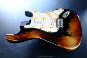 Fender Stratocaster Relic Black Allparts Replacement Body Made in USA (SOLD) - Image 9