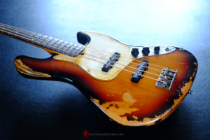 Fender Standard Jazz ฺBass Sunburst Heavy Relic Aged Made in USA (SOLD) - Image 7