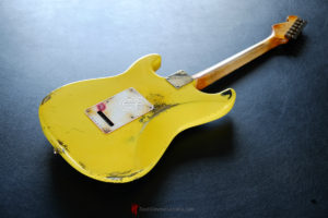 Fender Stratocaster Relic Graffiti Yellow (SOLD) - Image 9