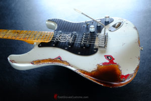 Fender Stratocaster American Blizzard Pearl Relic Made in USA (SOLD) - Image 6