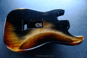 Fender Stratocaster Relic Black Allparts Replacement Body Made in USA (SOLD) - Image 5