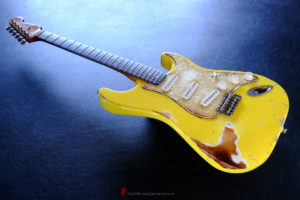 Fender Stratocaster Deluxe Powerhouse Relic Graffiti Yellow (SOLD) - Image 8