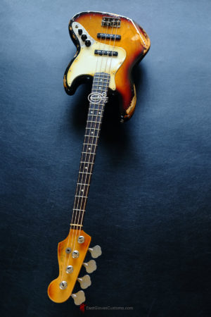 Fender Standard Jazz ฺBass Sunburst Heavy Relic Aged Made in USA (SOLD) - Image 9