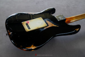 Fender Stratocaster Relic Black Made in USA (SOLD) - Image 6