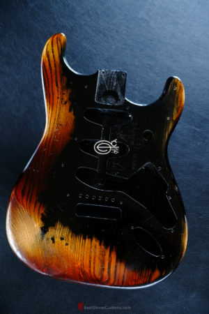 Fender Stratocaster Relic Black Allparts Replacement Body Made in USA (SOLD) - Image 7
