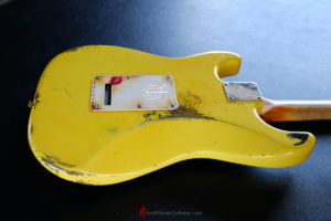 Fender Stratocaster Relic Graffiti Yellow (SOLD) - Image 6