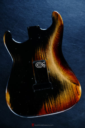 Fender Stratocaster Relic Black Allparts Replacement Body Made in USA (SOLD) - Image 8