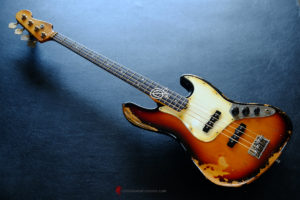 Fender Standard Jazz ฺBass Sunburst Heavy Relic Aged Made in USA (SOLD) - Image 10