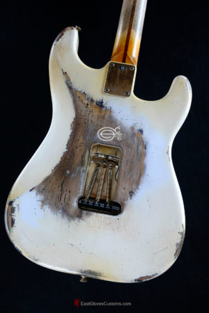 Fender Stratocaster Heavy Relic Vintage White Inspired by Mick Mars [Left Handed] (SOLD) - Image 5