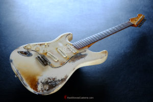 Fender Stratocaster Heavy Relic Vintage White Inspired by Mick Mars [Left Handed] (SOLD) - Image 9