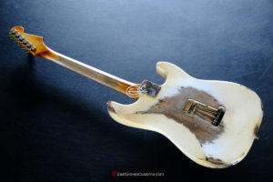 Fender Stratocaster Heavy Relic Vintage White Inspired by Mick Mars [Left Handed] (SOLD) - Image 10