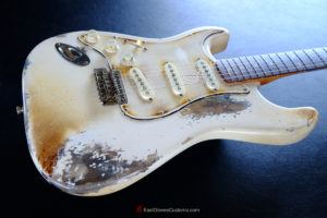 Fender Stratocaster Heavy Relic Vintage White Inspired by Mick Mars [Left Handed] (SOLD) - Image 6
