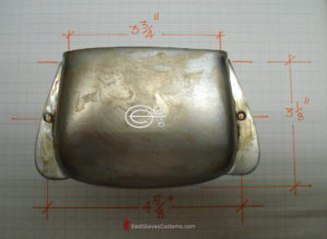 (#P21) PRECISION BASS ASHTRAY CHROME BRIDGE COVER AGED RELIC (SOLD) - Image 5