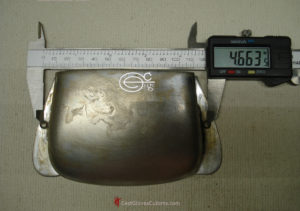 (#P21) PRECISION BASS ASHTRAY CHROME BRIDGE COVER AGED RELIC (SOLD) - Image 6