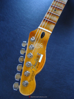 Fender Telecaster Inspired by Joe Strummer Heavy Relic Black on Blue [Left Handed] (SOLD) - Image 12