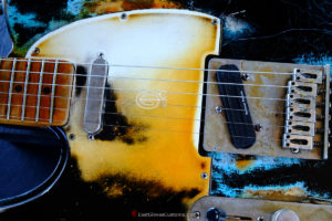 Fender Telecaster Inspired by Joe Strummer Heavy Relic Black on Blue [Left Handed] (SOLD) - Image 4