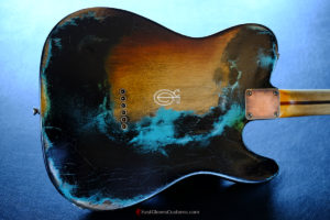 Fender Telecaster Inspired by Joe Strummer Heavy Relic Black on Blue [Left Handed] (SOLD) - Image 6