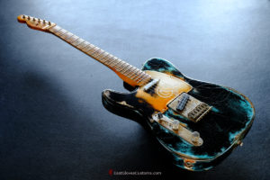 Fender Telecaster Inspired by Joe Strummer Heavy Relic Black on Blue [Left Handed] (SOLD) - Image 10