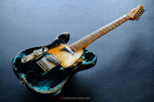 Fender Telecaster Inspired by Joe Strummer Heavy Relic Black on Blue [Left Handed] (SOLD) - Image 7