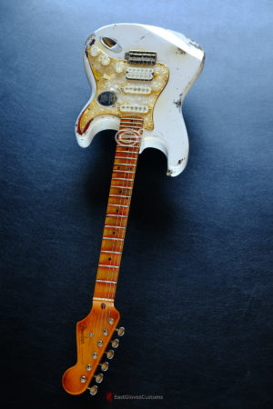 Fender Stratocaster Olympic White Hot Rod Sam Ash 48th Street Aged Relic (SOLD) - Image 10