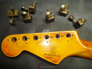 Fender Stratocaster Olympic White Hot Rod Sam Ash 48th Street Aged Relic (SOLD) - Image 17