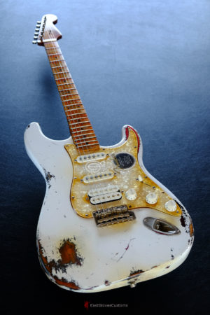 Fender Stratocaster Olympic White Hot Rod Sam Ash 48th Street Aged Relic (SOLD)