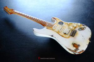 Fender Stratocaster Olympic White Hot Rod Sam Ash 48th Street Aged Relic (SOLD) - Image 7