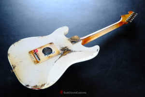 Fender Stratocaster Olympic White Hot Rod Sam Ash 48th Street Aged Relic (SOLD) - Image 9