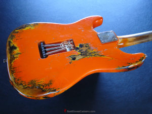 Fender Squier Series Stratocaster Heavy Aged Relic Orange (SOLD) - Image 6