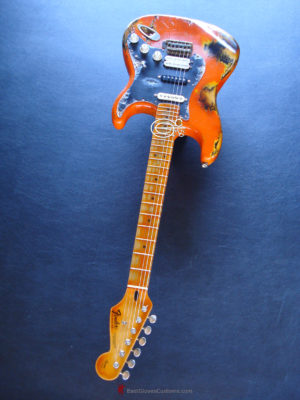 Fender Squier Series Stratocaster Heavy Aged Relic Orange (SOLD) - Image 10