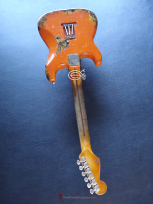 Fender Squier Series Stratocaster Heavy Aged Relic Orange (SOLD) - Image 11