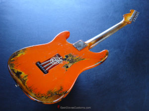 Fender Squier Series Stratocaster Heavy Aged Relic Orange (SOLD) - Image 9