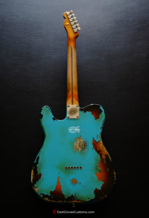 Fender Telecaster Heavy Relic Ocean Blue (SOLD) - Image 11