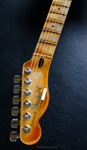 Fender Telecaster Heavy Relic Black/Blue over Sunburst [Left Handed] (SOLD) - Image 14