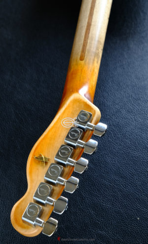 Fender Telecaster Heavy Relic Black/Blue over Sunburst [Left Handed] (SOLD) - Image 15