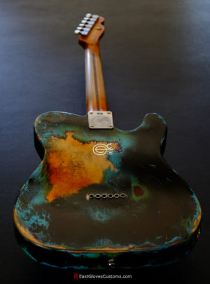 Fender Telecaster Inspired by Joe Strummer Heavy Relic Black on Blue [Left Handed] (SOLD) - Image 3