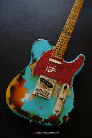 Fender Telecaster Heavy Relic Ocean Blue (SOLD) - Image 3