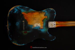 Fender Telecaster Inspired by Joe Strummer Heavy Relic Black on Blue [Left Handed] (SOLD) - Image 5