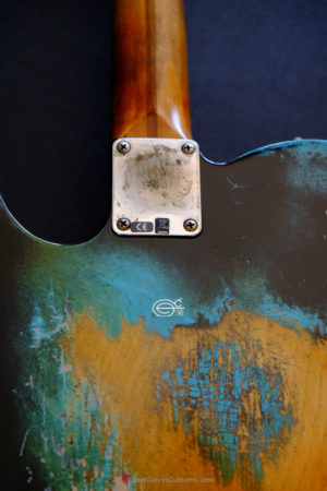 Fender Telecaster Black on Blue Inspired by Joe Strummer Heavy Relic (SOLD) - Image 3