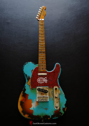 Fender Telecaster Heavy Relic Ocean Blue (SOLD) - Image 10